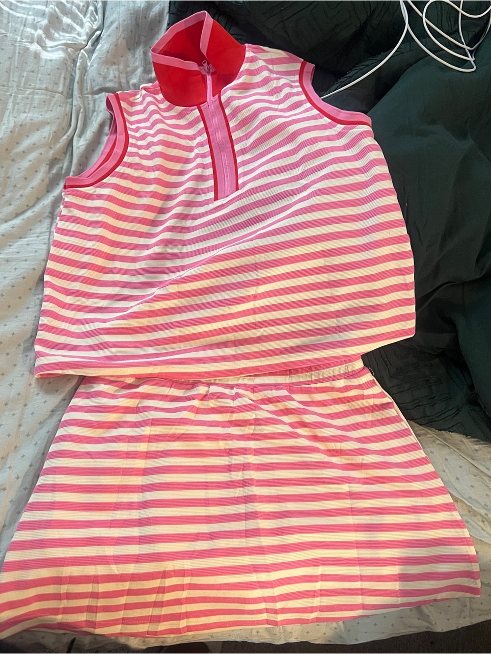 Two Piece Sleeveless Tank and Skort set